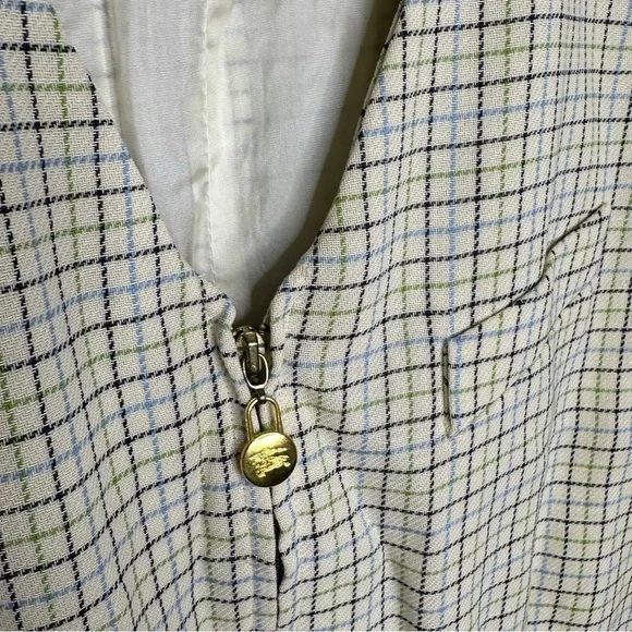 Vintage Burberrys Wool Blend Vest – Women’s Size 10 – Made in USA - Picture 3 of 7